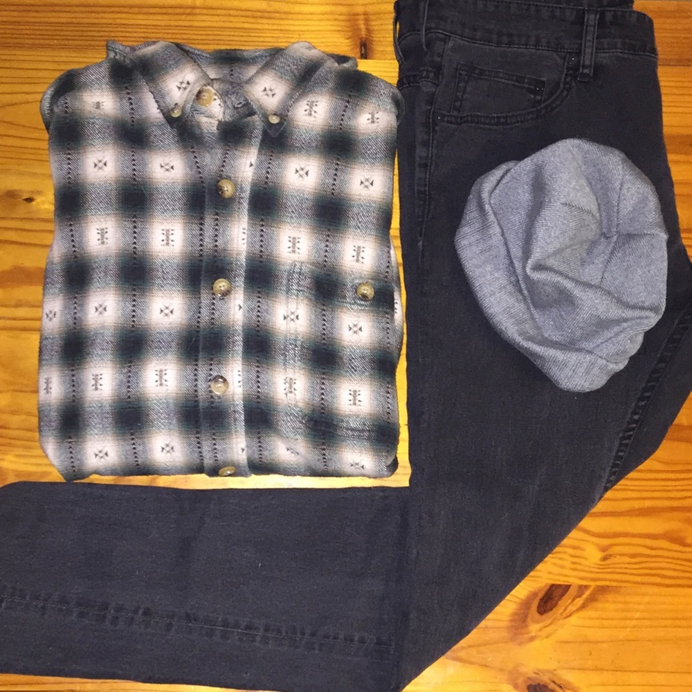 FLANNEL BUTTON DOWN - Picture 3 of 5
